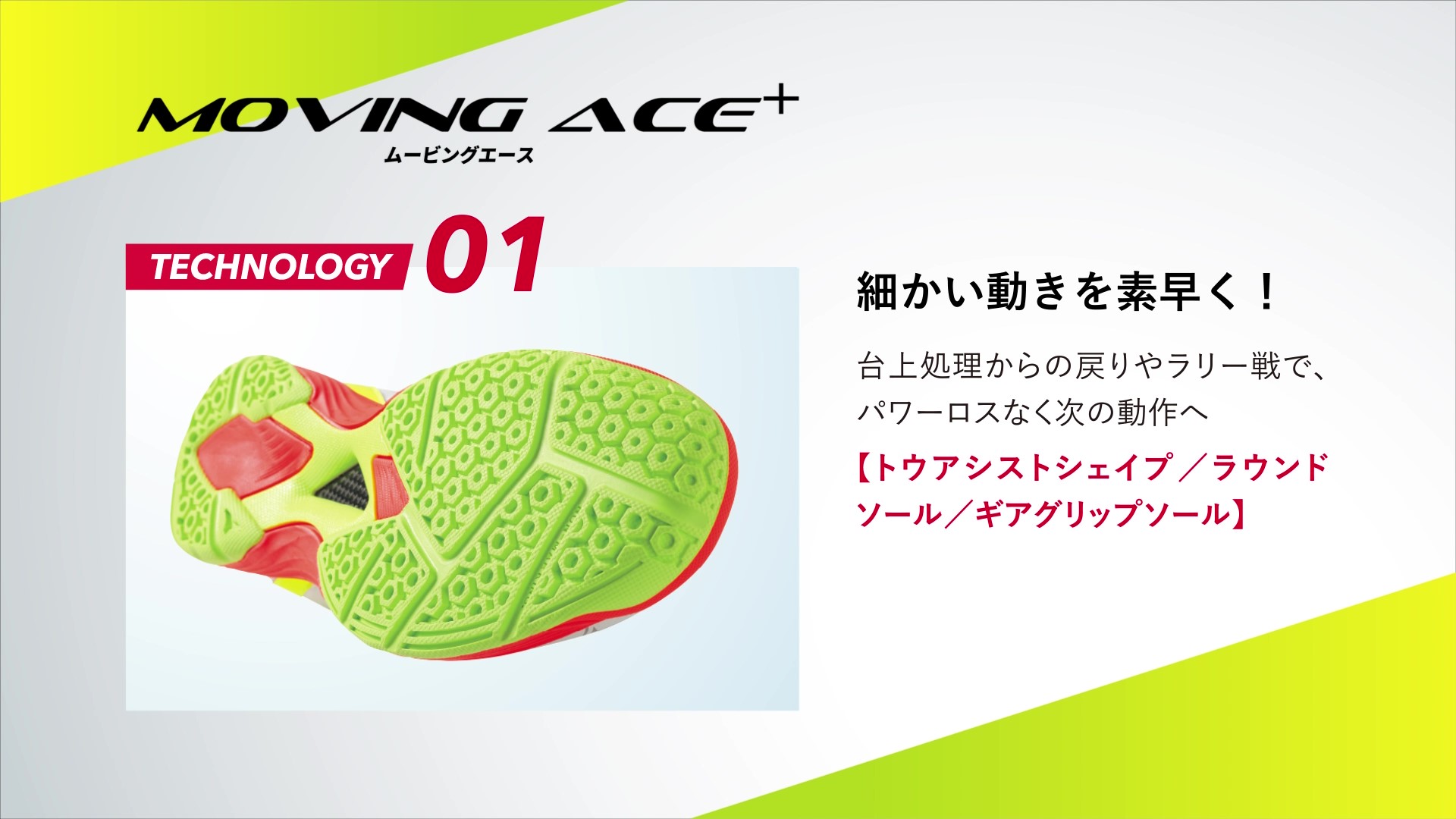 ムービングエース(MOVINGACE+) | Nittaku(ニッタク) 日本卓球