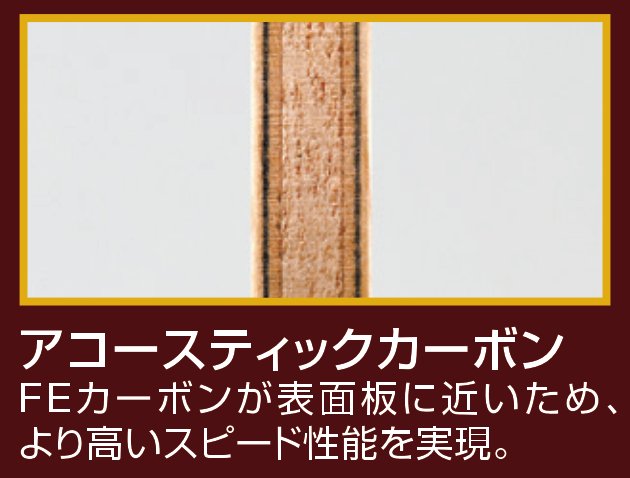 アコースティックカーボン（LGタイプ） | Nittaku(ニッタク) 日本卓球 