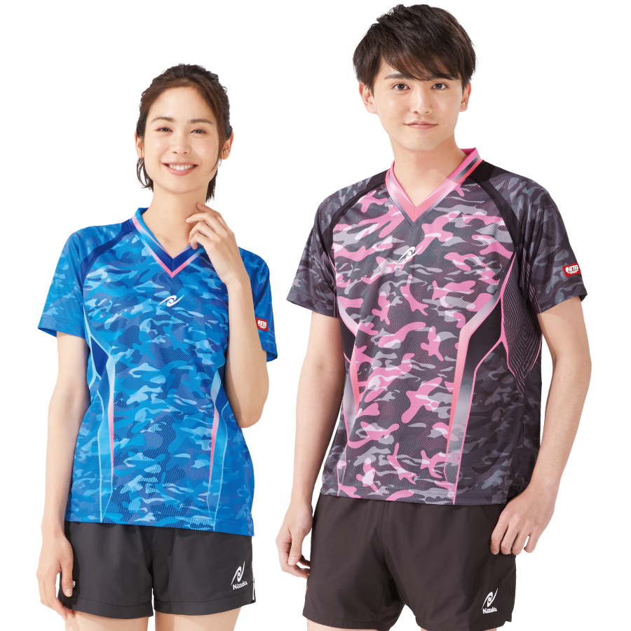 スカイカモフラシャツ | Nittaku(ニッタク) 日本卓球 | 卓球用品の総合 