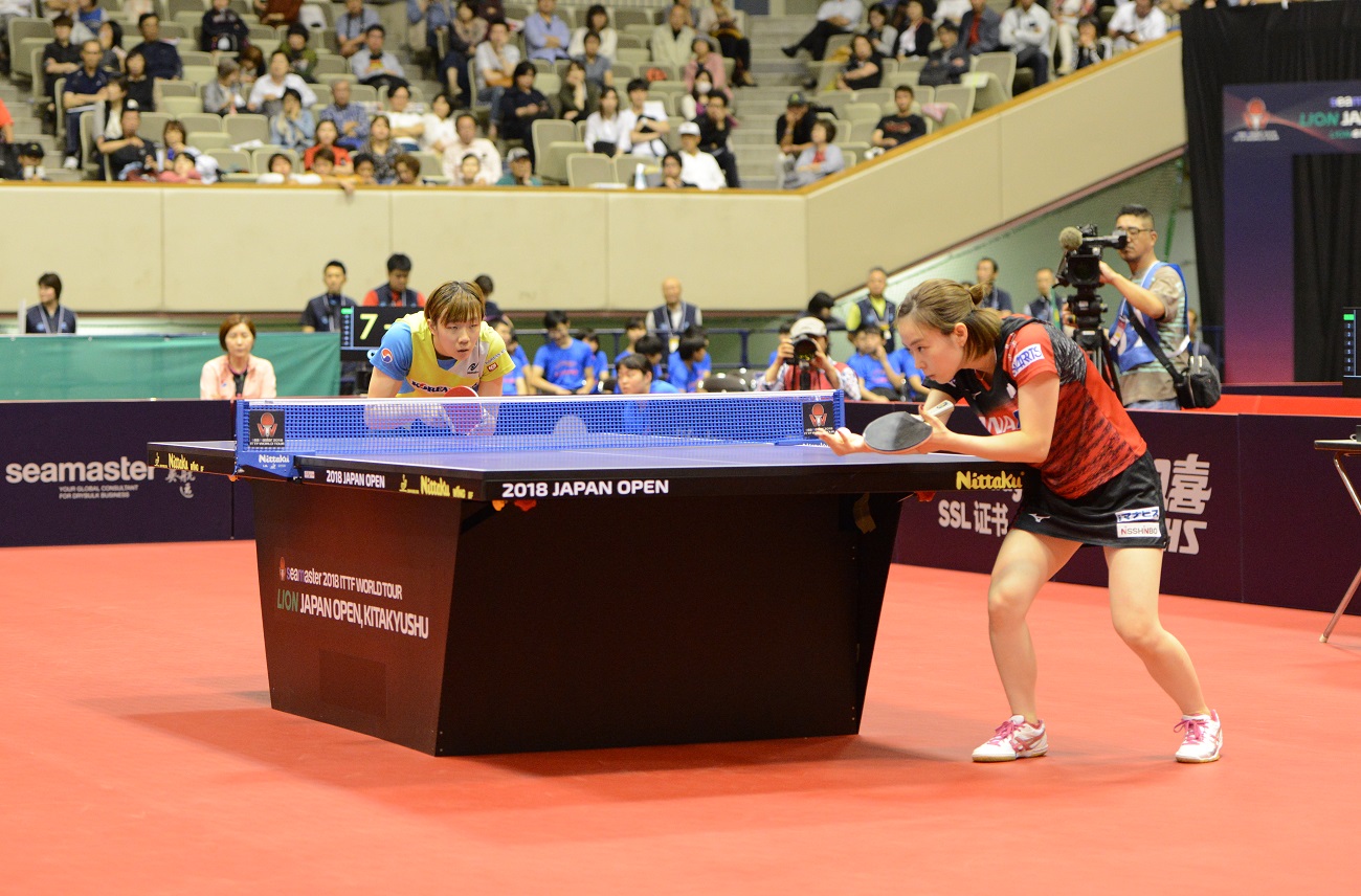 LION卓球ジャパンオープン荻村杯　女子シングルスラウンド３２　石川、平野は勝利！！