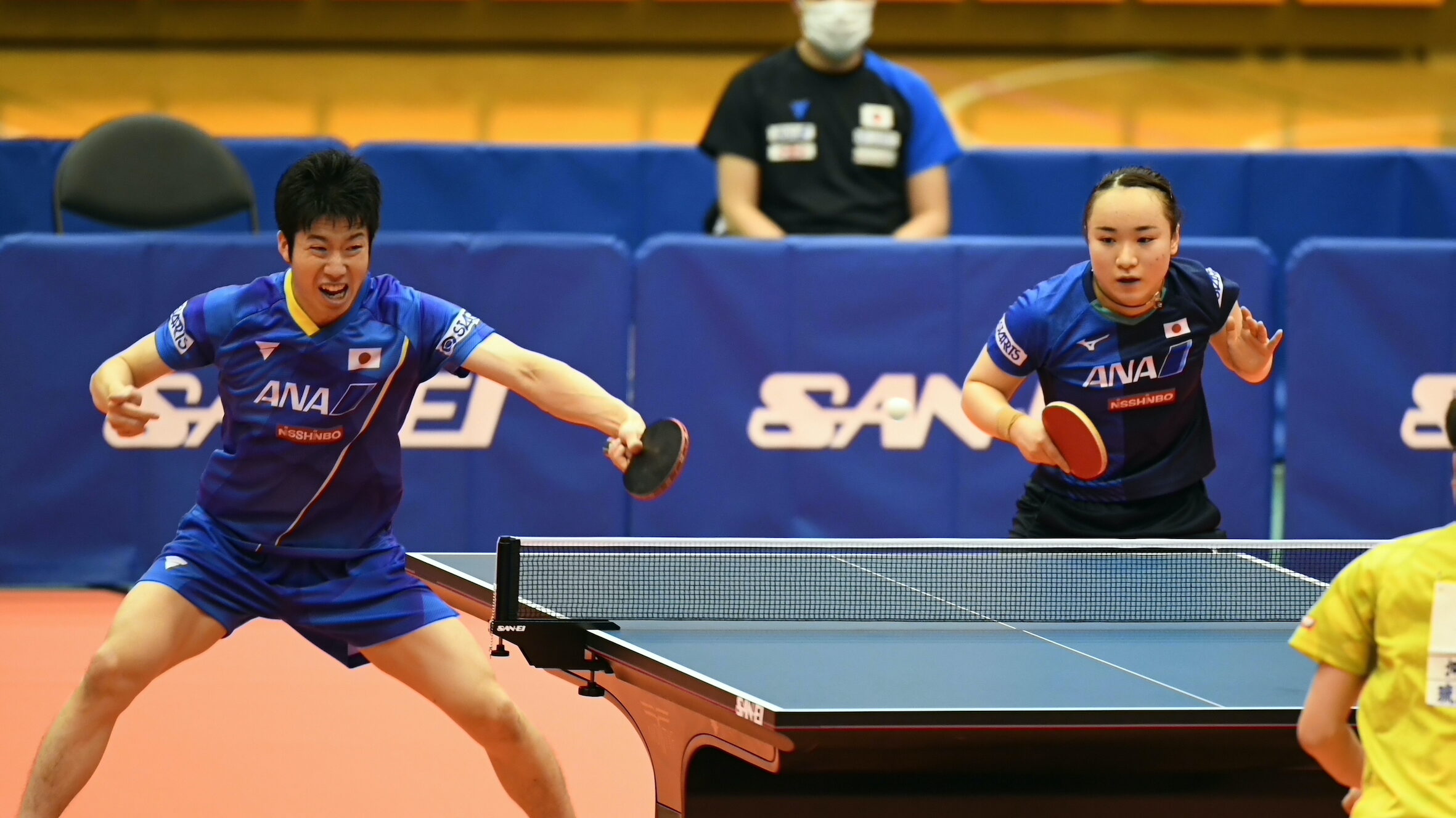 五輪前哨戦 ドリームマッチ 伊藤美誠 水谷隼 張本智和が登場 日本代表チームが2勝1敗 Nittaku ニッタク 日本卓球 卓球用品の総合用具メーカーnittaku ニッタク 日本卓球株式会社の公式ホームページ