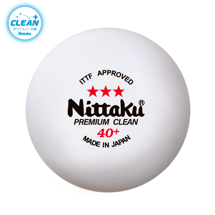 3スター プレミアム クリーン 1ダース | Nittaku(ニッタク) 日本卓球 