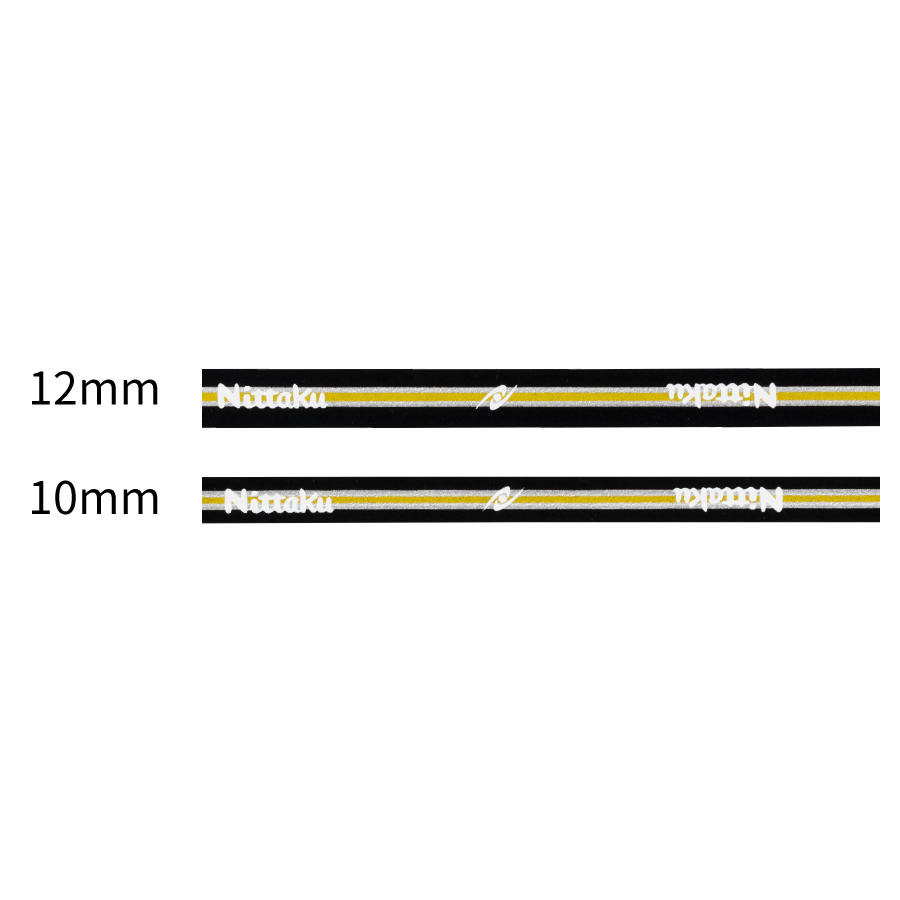 人気提案 ニッタク(Nittaku) ストライプガードII 12mm NL-9182 60 イエロー 12mm 設備、備品 