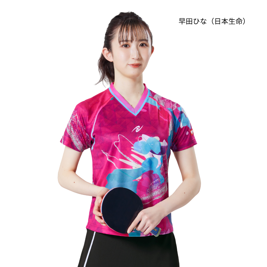 日本 ニッタク Nittaku 卓球 スカイミルキーシャツ ウエア 男女兼用 JTTA公認 NW2189 20