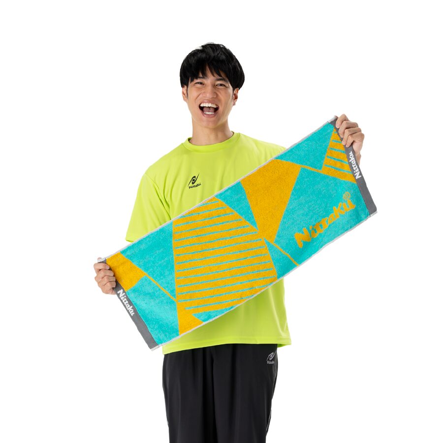 タオル pentagon ポリゴンミッドタオル | Nittaku(ニッタク) 日本卓球 | 卓球用品