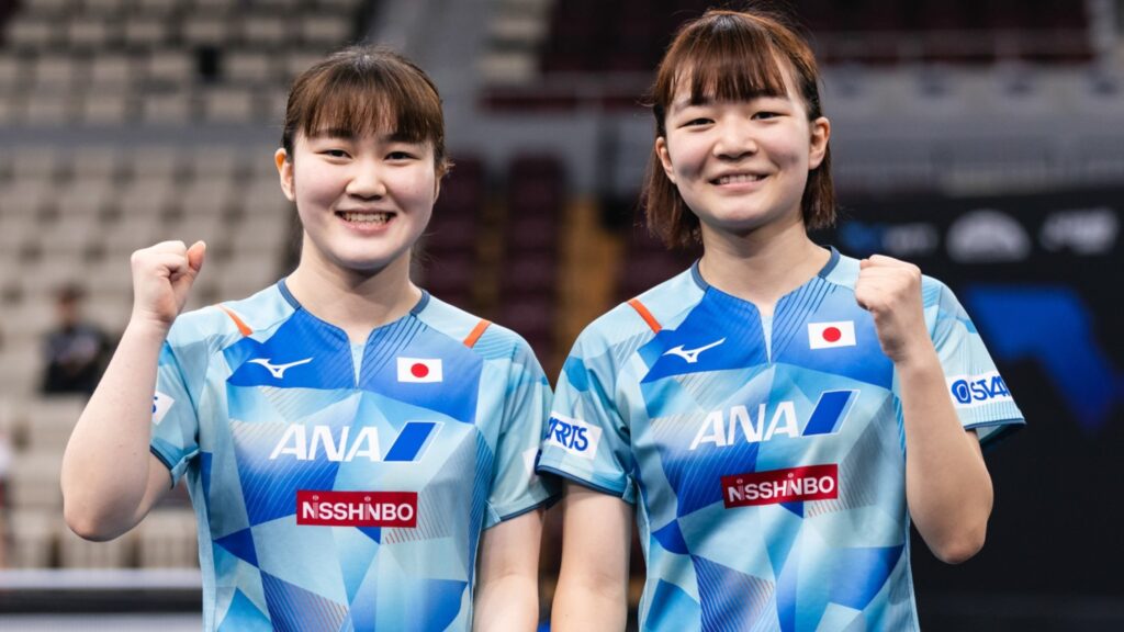 大藤沙月/横井咲桜が女子複1位！世界ランキング2025年3週目 | Nittaku