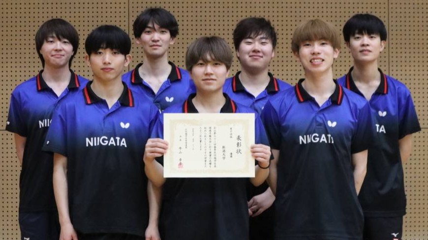 新潟大学が4季連続優勝！春季北信越学生卓球選手権大会 | Nittaku