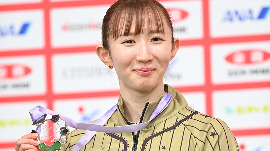 全日本】熱戦を演じた早田ひなが会見「自分の成長を感じた」 | Nittaku
